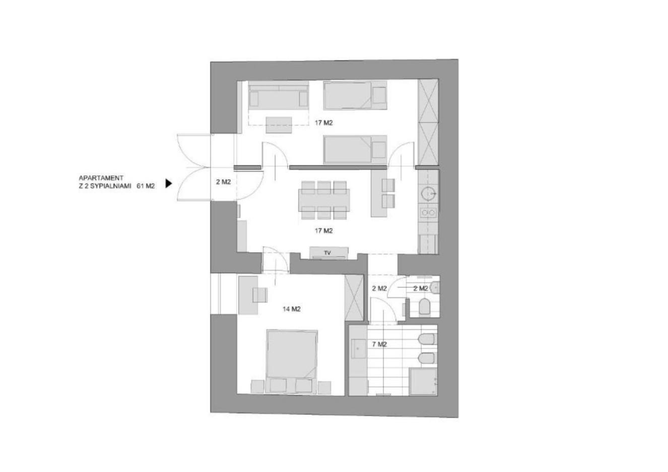 Sewa Apartments 克拉科夫 外观 照片